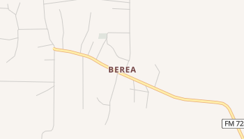 Berea, Texas map