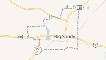 Big Sandy, Texas map