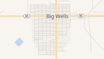 Big Wells, Texas map