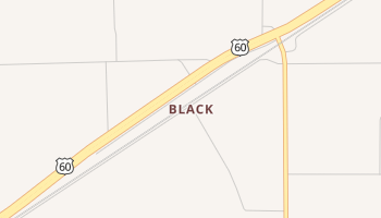 Black, Texas map