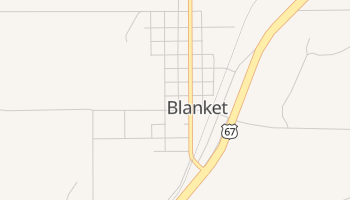 Blanket, Texas map
