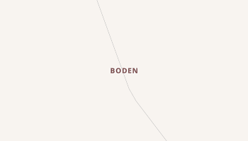 Boden, Texas map