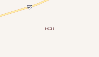 Boise, Texas map