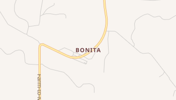 Bonita, Texas map