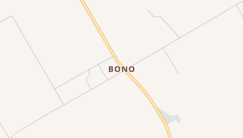 Bono, Texas map