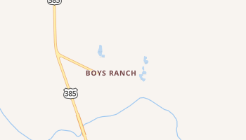Boys Ranch, Texas map