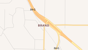 Brand, Texas map