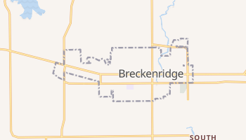 Breckenridge, Texas map