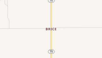 Brice, Texas map