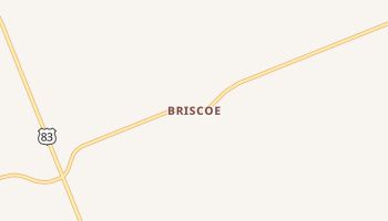 Briscoe, Texas map