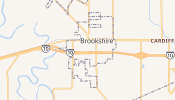 Brookshire, Texas map