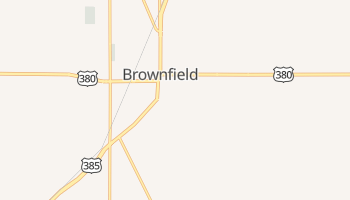 Brownfield, Texas map