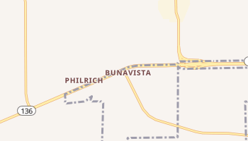 Bunavista, Texas map