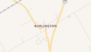 Burlington, Texas map