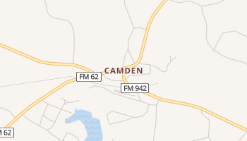 Camden, Texas map