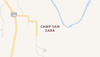 Camp San Saba, Texas map