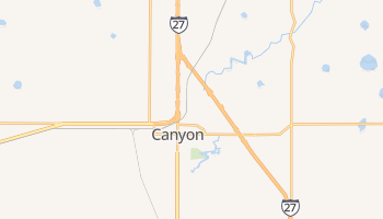 Canyon, Texas map