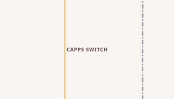 Capps Switch, Texas map