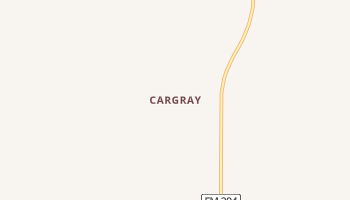 Cargray, Texas map