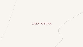 Casa Piedra, Texas map