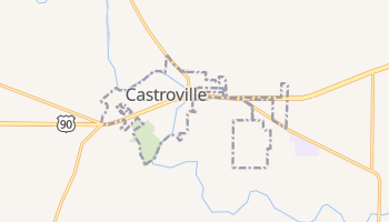 Castroville, Texas map