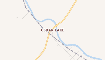 Cedar Lake, Texas map