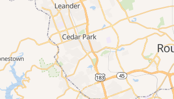 Cedar Park, Texas map