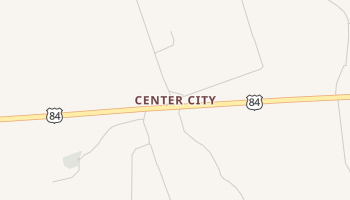 Center City, Texas map