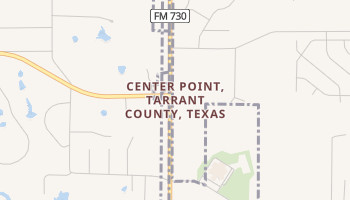 Center Point, Texas map