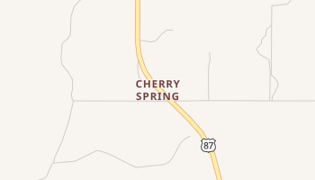 Cherry Spring, Texas map