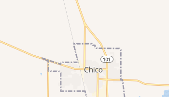 Chico, Texas map