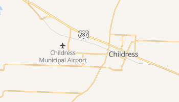 Childress, Texas map