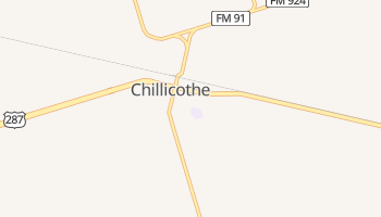 Chillicothe, Texas map
