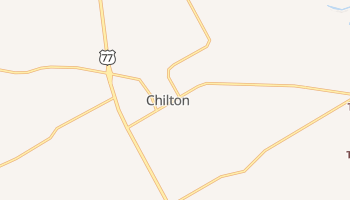 Chilton, Texas map