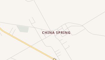 China Springs, Texas map