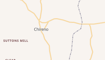 Chireno, Texas map