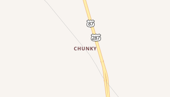 Chunky, Texas map