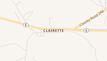 Clairette, Texas map