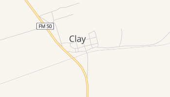 Clay, Texas map