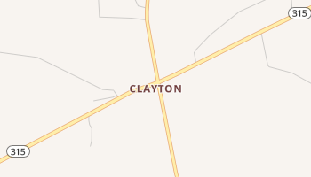 Clayton, Texas map