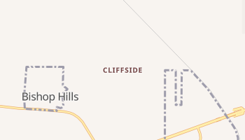 Cliffside, Texas map