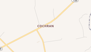 Cochran, Texas map