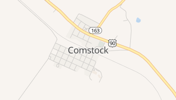 Comstock, Texas map