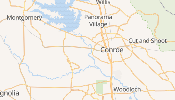 Conroe, Texas map