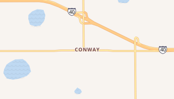 Conway, Texas map