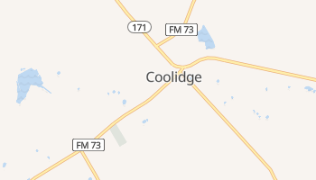 Coolidge, Texas map