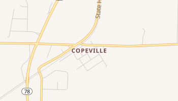 Copeville, Texas map