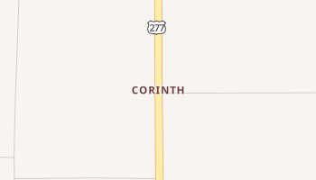 Corinth, Texas map