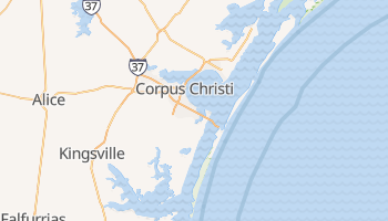 Corpus Christi, Texas map