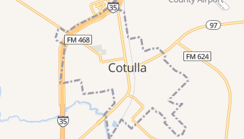 Cotulla, Texas map